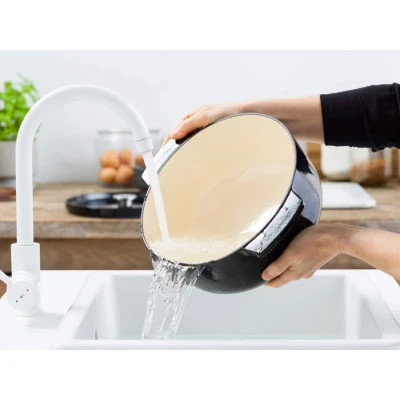 Кастрюля KitchenAid чавунна з кришкою 5,2 л Чорна (CC006061-001) Винница - изображение 9