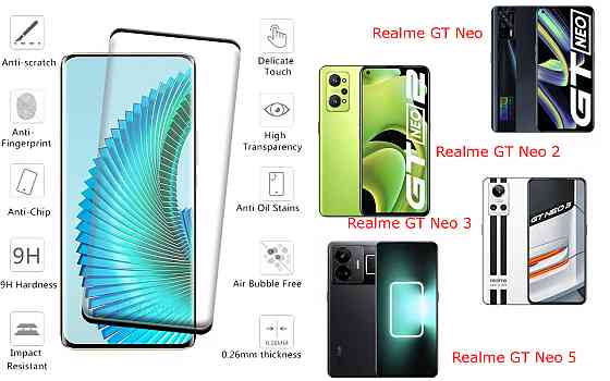 Захисне скло HyperGlass Pro для Realme GT Neo, GT Neo 2, GT Neo3, GT Neo5 – максимальна чутливість та захист Київ