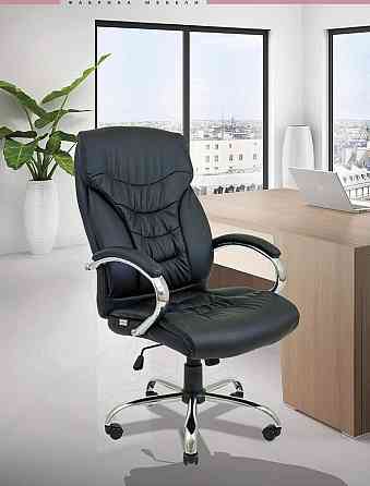 Офісне Крісло Керівника Richman Cagliari Fly 2230 Хром М2 AnyFix Чорний Київ