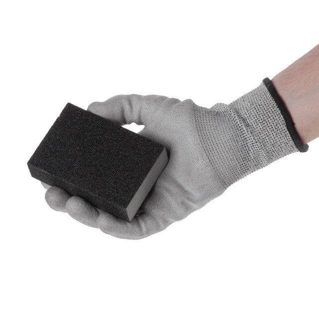 Губка для шліфування, 100×70×25 мм, оксид алюмінію, К60 INTERTOOL HT-0906 Київ - фото 4