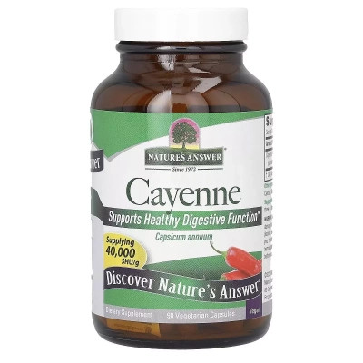 Трави Nature&apos;s Answer Кайєнський перець, Cayenne, 90 вегетаріанських капсул (NTA-16150) Вінниця - фото 3
