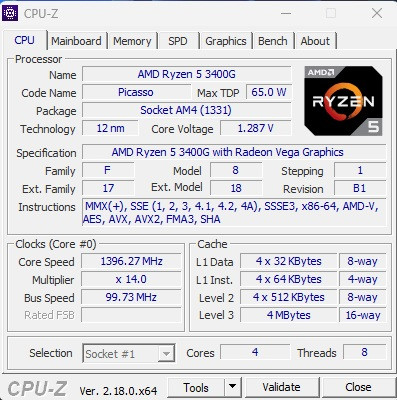 ПК AMD Ryzen 5 3400G Vega 11 / 8GB DDR4 (Dual) / SSD 256GB / Windows 11 / Комп’ютер для дому та офісу Николаев - изображение 2