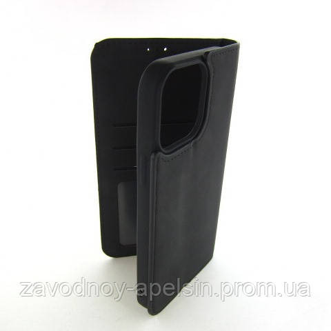 Чохол-книжка iPhone 13 Pro Max Premium Case (чорний) Одеса - фото 3