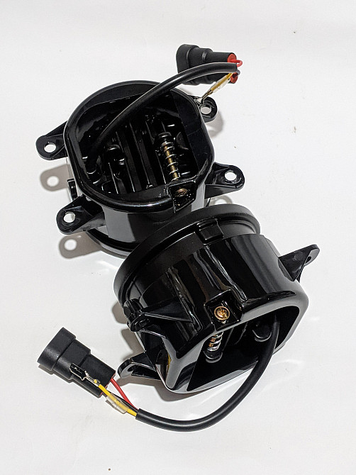 Протитуманні фари LED універсальна 3,5 дюйма 90мм туманка +drl ДХО очі габарит 60 ват Харків - фото 7