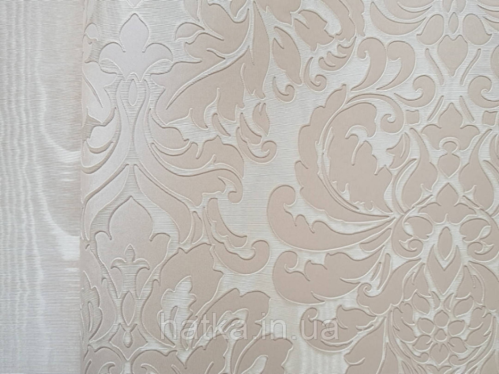 Шпалери вінілові на паперовій основі Sirpi Italian Silk 7 вензелі дамаски структурні сріблясті рожеві Київ - фото 2