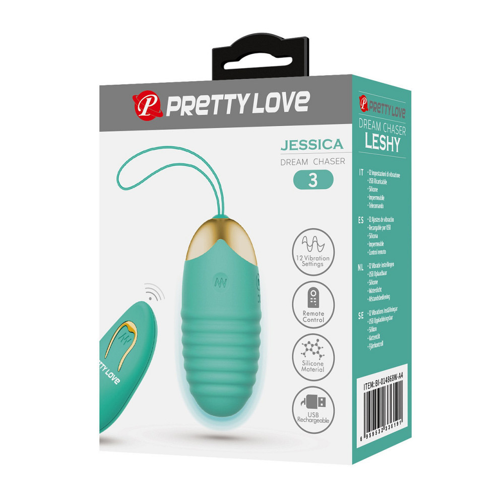 Виброяйцо серии Pretty Love - Jessica Dream chaser 3 Green, BI-014362W-3A4 Sex Aura Киев - изображение 8