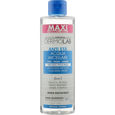 Мицеллярная вода Dermolab Anti-Aging Water 6 In 1 400 мл (8009518363401) Винница - изображение 1
