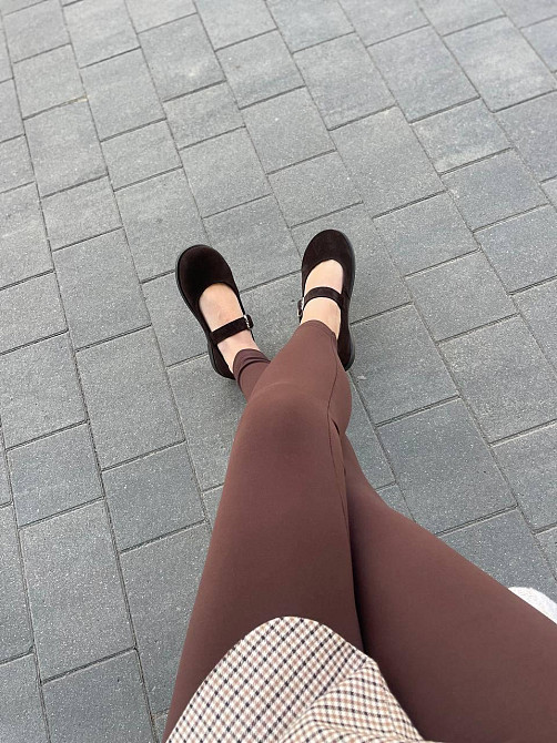 Лоферы женские MOD GAR шоколадные натуральная замша демисезонные размер 36-40 (9764) Коломыя - изображение 7