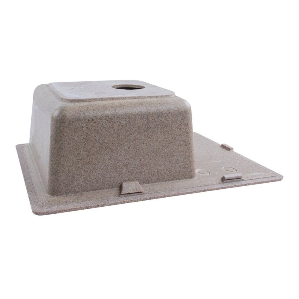 VALESO Гранітна мийка для кухні VALESO LIANA 6243 матова Карамель Киев - изображение 4