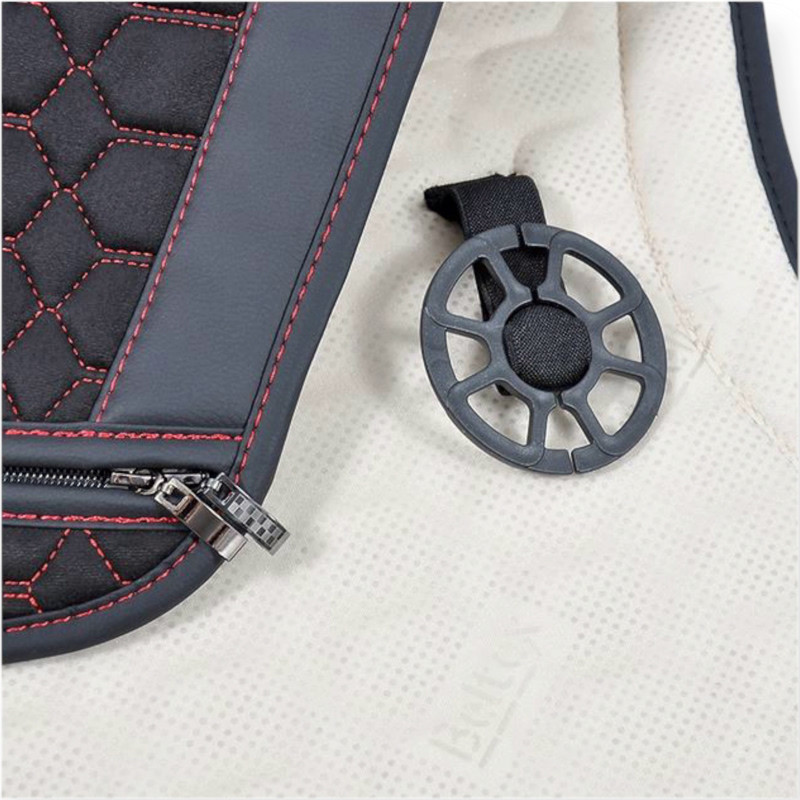 Накидки на сиденье beltex monte carlo (перед+зад) соты черно-красные Мукачево - изображение 4