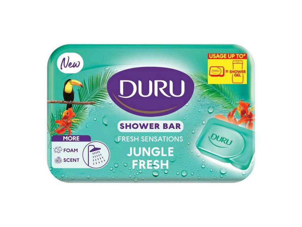 Мыло туалетное 150г Fresh Sensations Свежесть джунглей ТМ DURU Киев - изображение 1