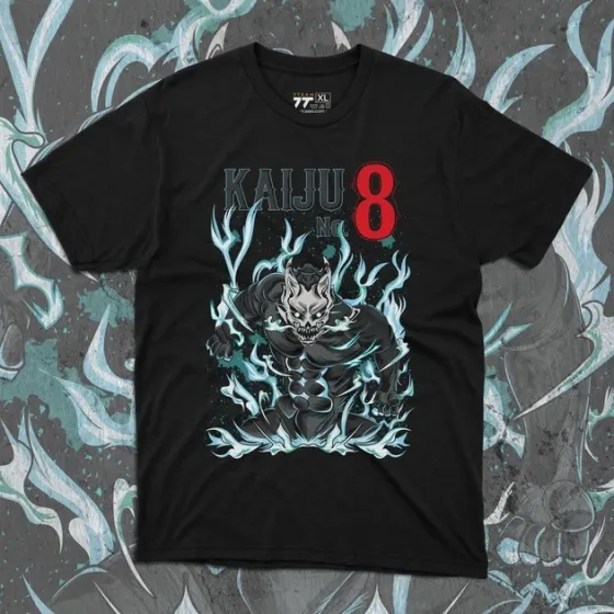 Футболка чоловіча з  принтом Кайдзю 8 #2 Розмір 48 Anime0947 Дніпро
