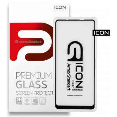 Стекло защитное Armorstandart Icon Samsung A21s Black (ARM56243-GIC-BK) Винница