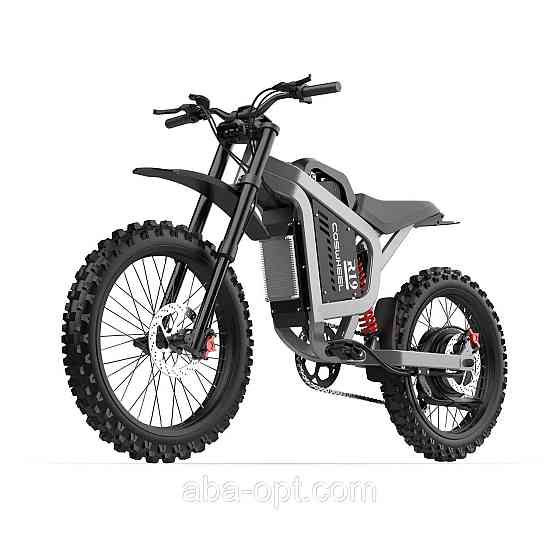Электромотоцикл для бездорожья COSWHEEL R19 6000W-72V-40Ah 18650 Li-ion шины 19«/19» купить дешево Одесса