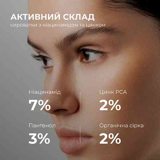 Набор для уменьшения жирности и воспалений с ниацинамидом Hillary Anti-Blemish Niacinamide Set Киев