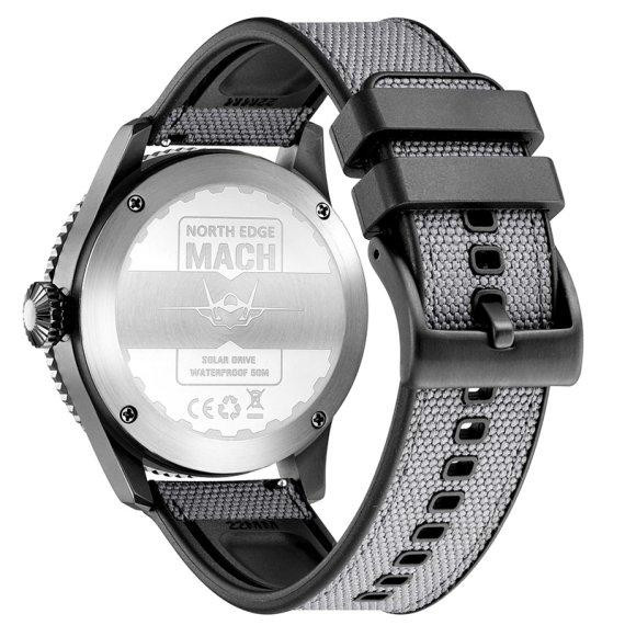 Чоловічий водостійкий тактичний годинник North Edge Mach New (Чорний) Вінниця - фото 6