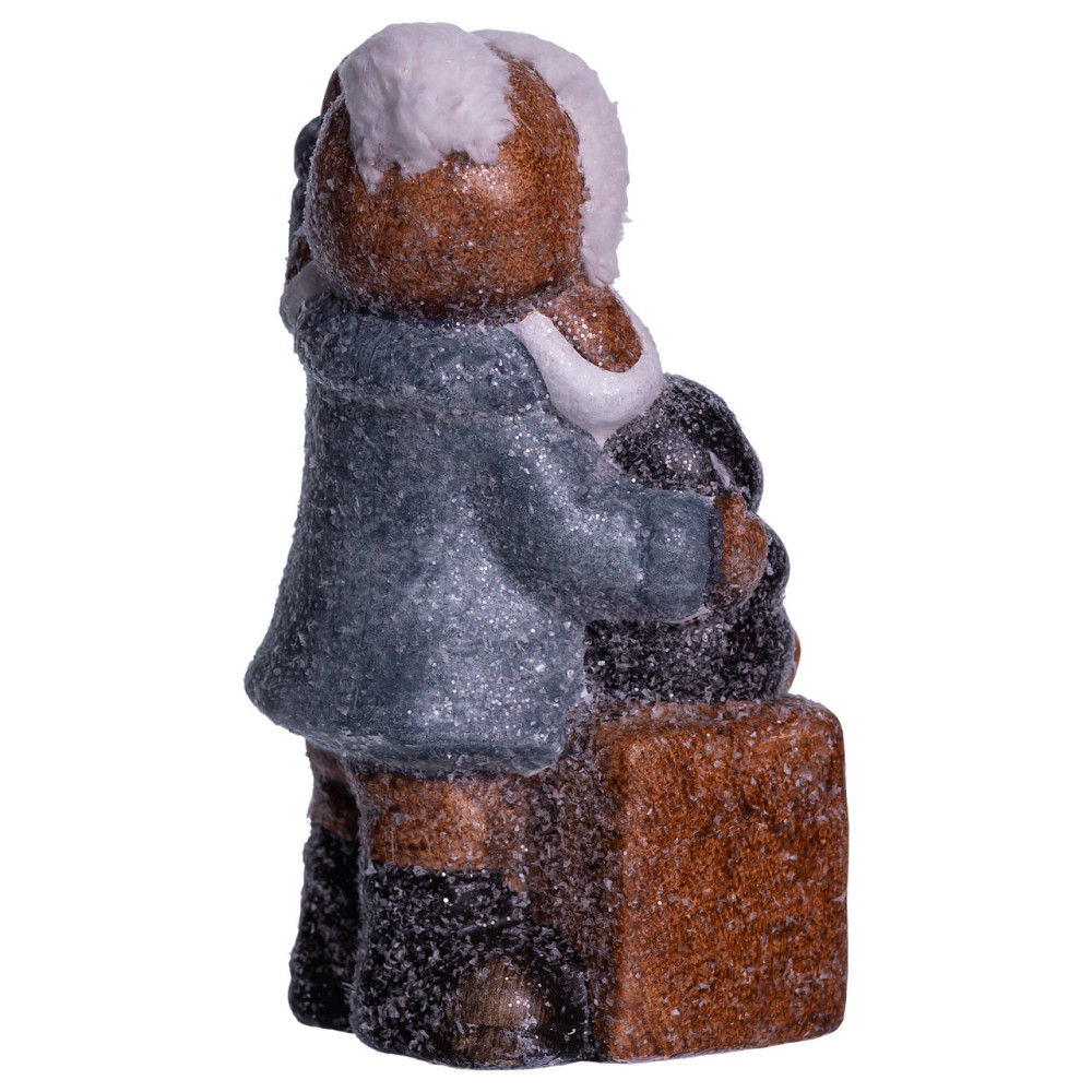 Девочка с подарком - новогодняя фигурка с подсветкой Киев - изображение 1