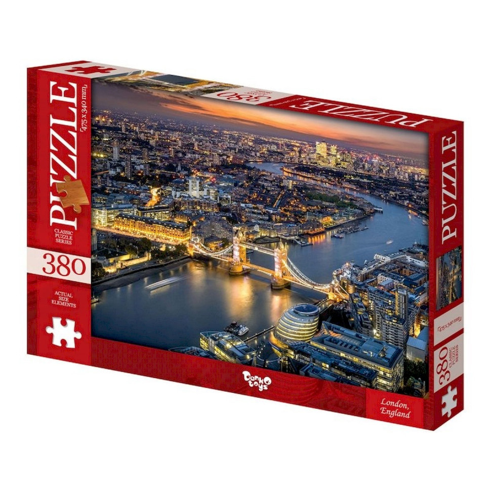 Пазли класичні "Лондон Англія" C380-06-06, 380 елементів Вінниця - фото 1