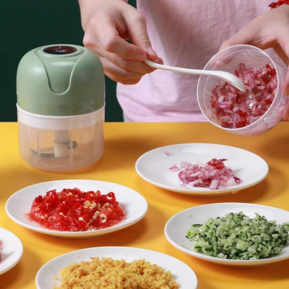 Кухонный мини измельчитель для продуктов,250мл,от USB,Зеленый SBR Киев - изображение 2