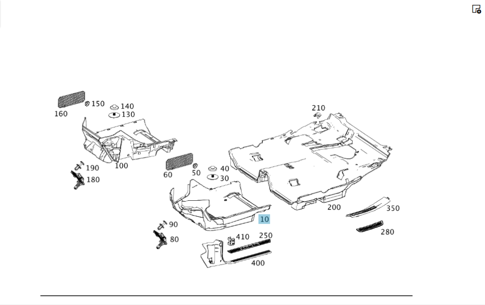 Mercedes-Benz  A2466800140 9E07 Килим салону передній лівий CLA Shooting Brake X117 CLA C117 GLA X156 W176 B-class W246 Одесса - изображение 2