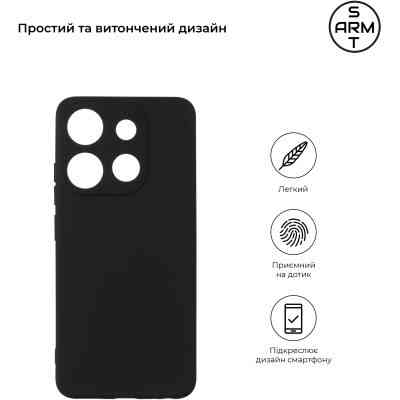 Чохол до мобільного телефона Armorstandart Matte Slim Fit TECNO Spark Go 2023 (BF7) Camera cover Black (ARM67169) Вінниця