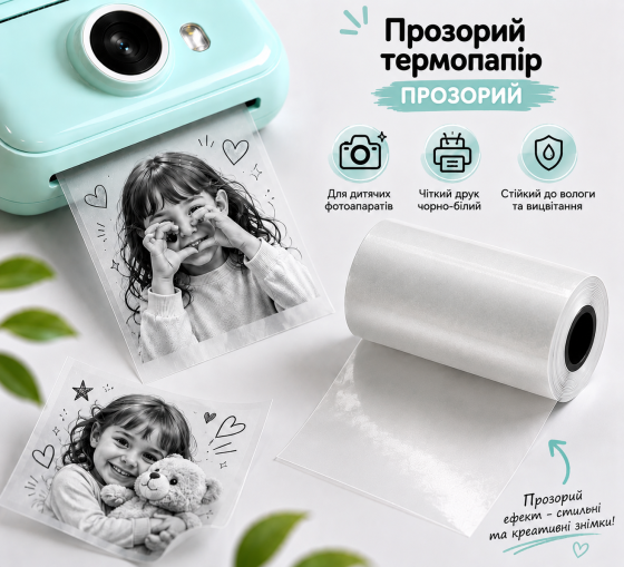 Прозора самоклеюча термострічка для термофотоапарату Київ