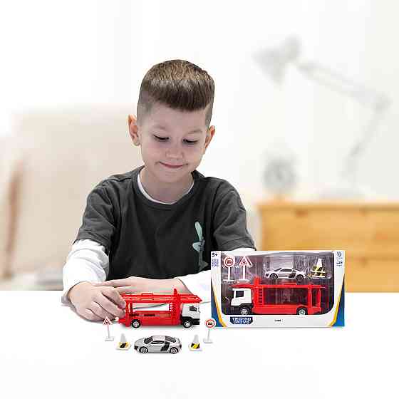 Ігровий набір – Автоперевізник Scania (автоперевізник, машина, аксес.) Дніпро