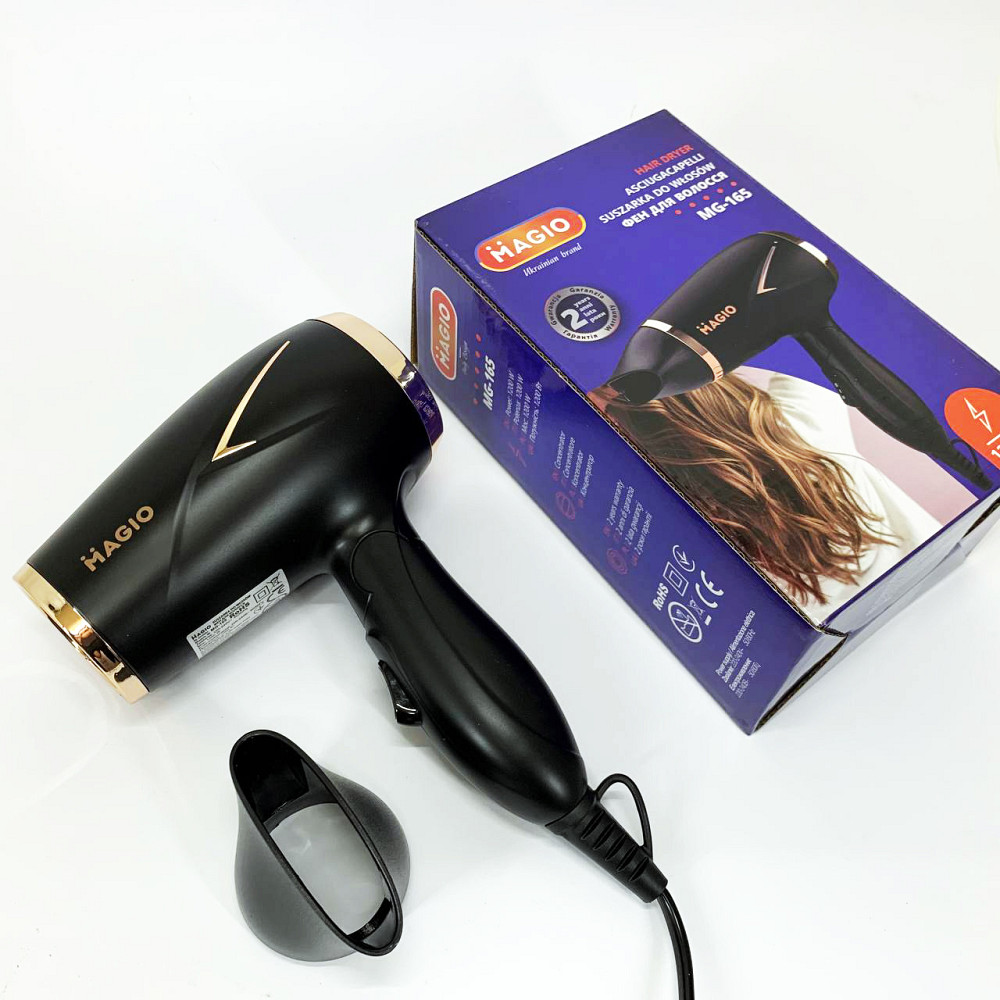 Фен практичний Magio, Жіночий потужний фен для укладання волосся для укладання локонів IR-17 Львів - фото 4