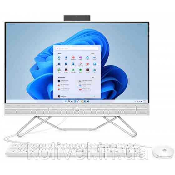Моноблок 23.8'' HP 205 G8 Ryzen 3 5300U/8Gb/SSD512Gb/Cam/K&M/WiFi/W11P64/Starry White (6D4D1EA) Київ