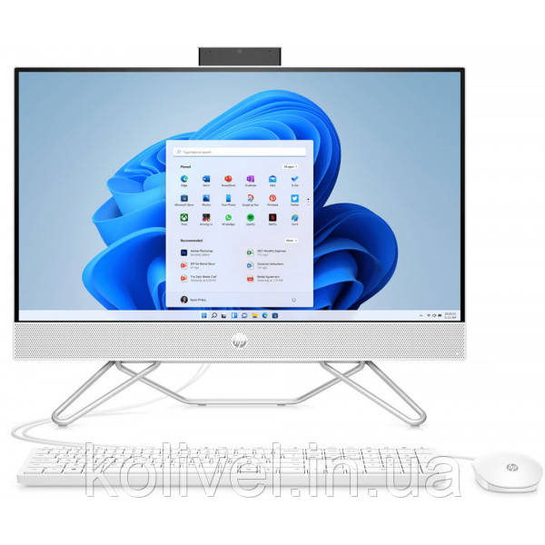 Моноблок 23.8'' HP 205 G8 Ryzen 3 5300U/8Gb/SSD512Gb/Cam/K&M/WiFi/W11P64/Starry White (6D4D1EA) Київ - фото 1