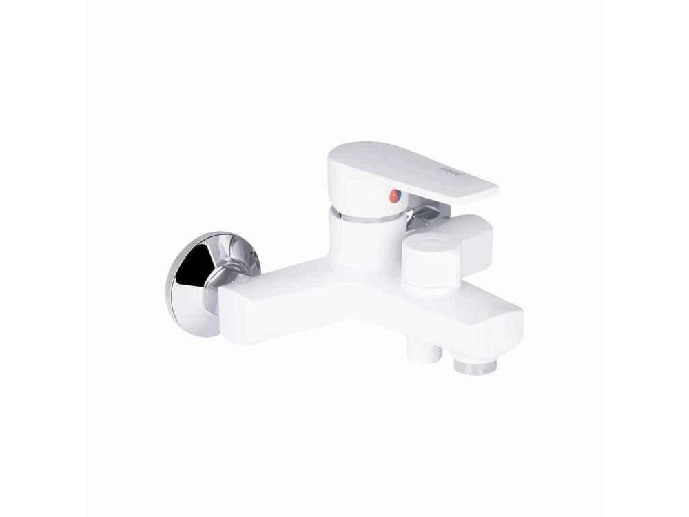 Смеситель Настенный белый для ванны 35W 006N (k35) BRIN35W006N ТМ Brinex Киев - изображение 1