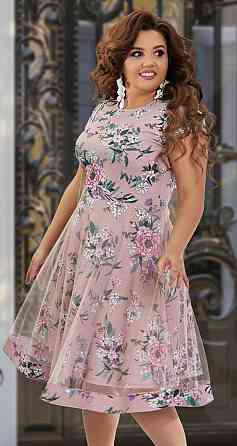 Красивое платье с двойной юбкой (48) Киев