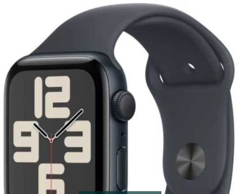 Смарт -Часы Apple Watch SE GPS 44mm Midnight Aluminium Case (MXEK3QH/A) Киев - изображение 1