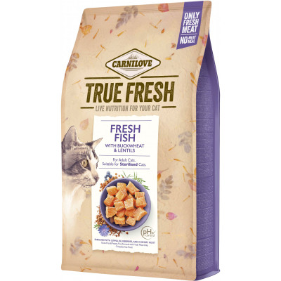 Сухой корм для кошек Carnilove True Fresh Cat Fish 4.8 кг (8595602561438) Винница - изображение 1