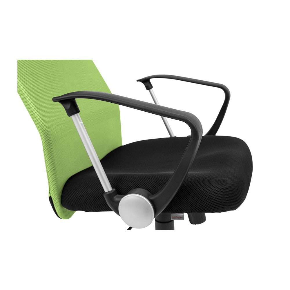 Офісне крісло керівника Ultra M1 Tilt Чорно-зелений Київ - фото 7