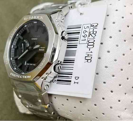 Чоловічий наручний годинник Casio GM-B2100 Silver. Київ