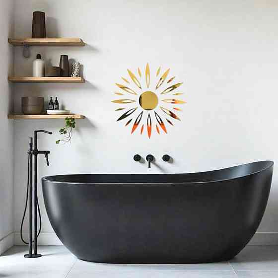 Зеркальный акриловый декор золото, 25 штук Киев