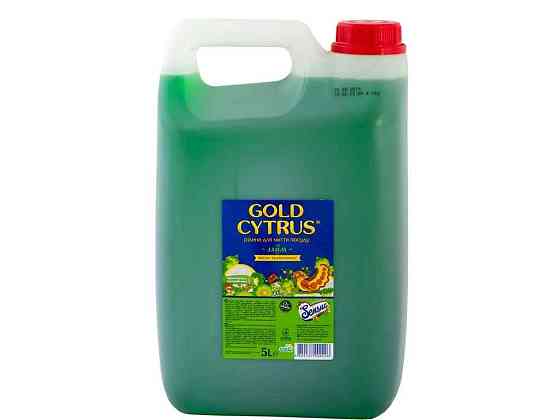 Засіб для миття посуду 5л Лайм зелений ТМ Gold Cytrus   Solmir Київ