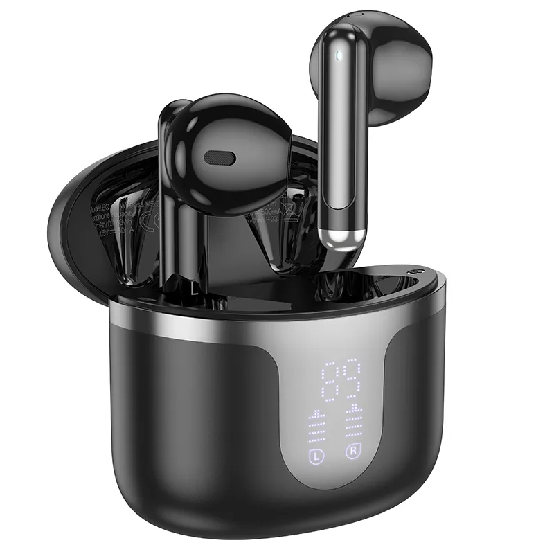 Беспроводные наушники HOCO EQ7 Snowflake true wireless BT headset Black Одесса - изображение 1