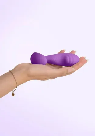 Вібромасажер простати S Pleasures Premium Cozy, Purple, з рельєфною головкою, 10 режимів Львів