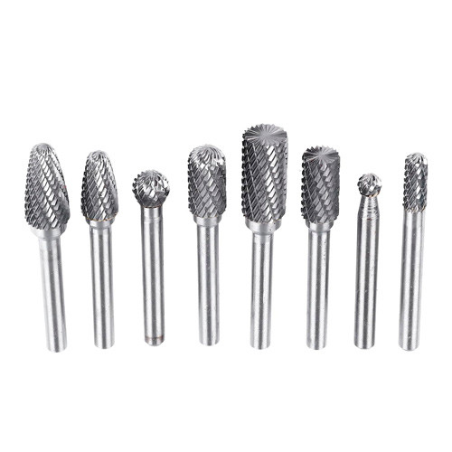 Набір борфрез по металу 8шт, хвостовик 6мм карбід вольфрама, в кейсі Вінниця - фото 3