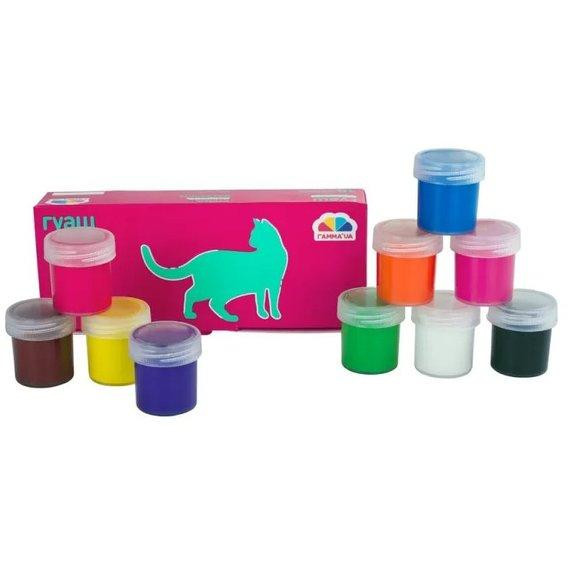 Гуаш "Гамма Нововолинськ" "Захоплення" 10кол. 20мл 200203, шт Київ - фото 1