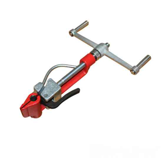 Інструмент для різання та натягування бандажної стрічки гвинтовий Дніпро