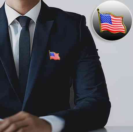 Значок на одяг США Київ