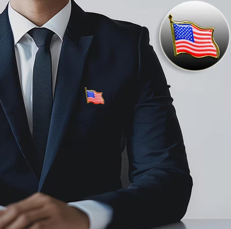 Значок на одяг США Київ - фото 2