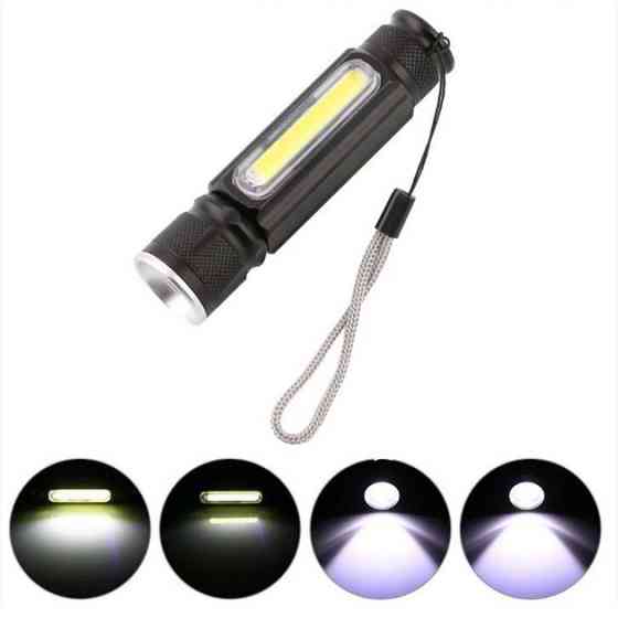 Портативный LED фонарь на батарее Police, Ручной светильник с мощным лучом, Мощный светодиодный фонарь UQ-20 Львов