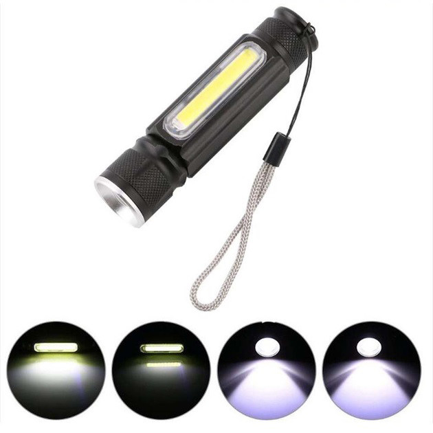 Портативный LED фонарь на батарее Police, Ручной светильник с мощным лучом, Мощный светодиодный фонарь UQ-20 Львов - изображение 3