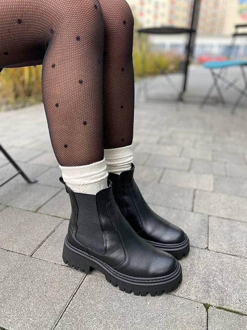 Edan Instruments Черевики жіночі EDAN 17/2 чорні (зима, шкіра натуральна) (6101) Коломыя - изображение 2