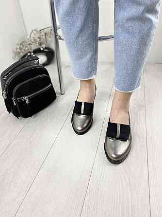 Olli Туфлі жіночі OLLI T-141-10120 графіт (весна-осінь, шкіра натуральна) (3287) 36р.37р.38р. Коломыя