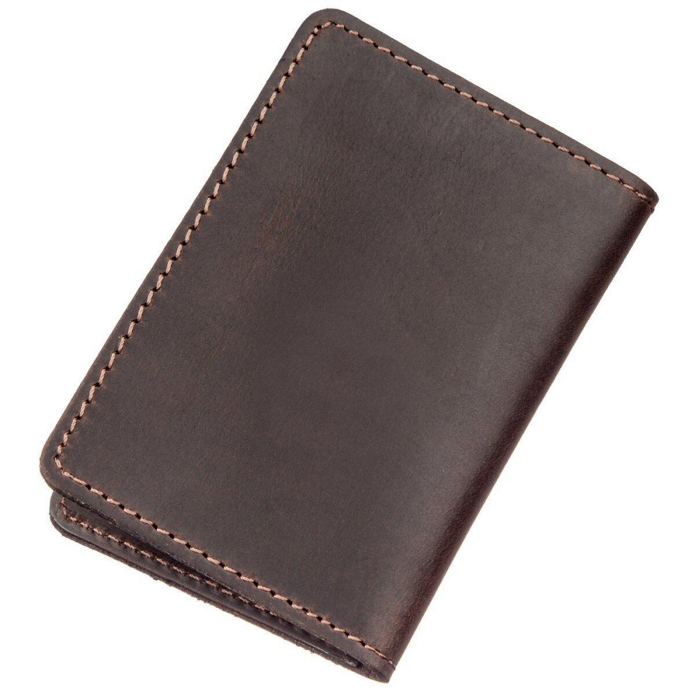 Обкладинка для посвідчення Shvigel 13962 шкіряна Коричнева Київ - фото 5